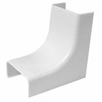 INSIDE CORNER RACEWAY COVER FITTING - 1" X 1/2" - WHITE