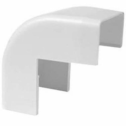 OUTSIDE CORNER RACEWAY COVER FITTING- 1" X 1/2" - WHITE