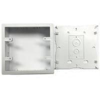 DUAL GANG RECESSED RACEWAY JUNCTION BOX - WHITE