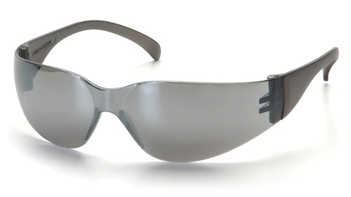 INTRUDER® FRAMLESS SAFETY GLASSES - SILVER MIRROR NO ANTI-FOG