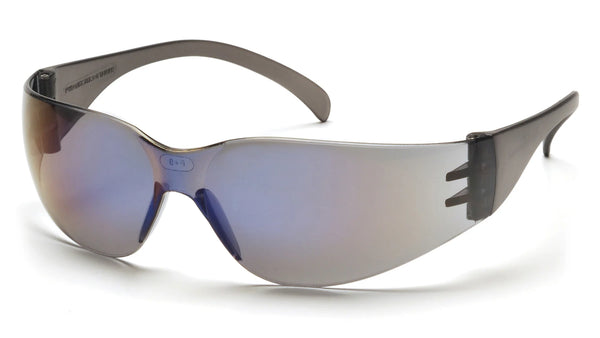 INTRUDER® FRAMLESS SAFETY GLASSES - BLUE MIRROR ANTI-FOG