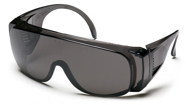 SOLO® FRAMLESS SAFETY GLASSES - GRAY LENS