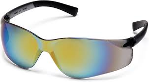 ZTEK® FRAMELESS SAFETY GLASSES - GOLF MIRROR NO ANTI-FOG