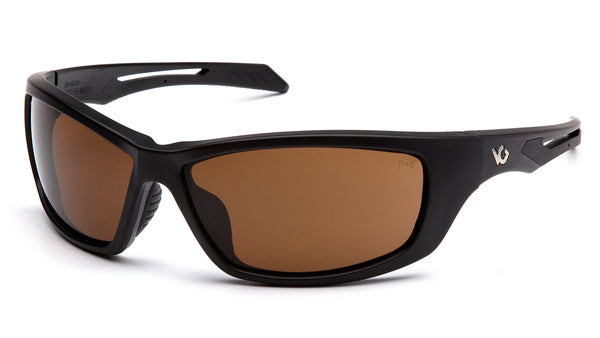 HOWITZER™ FULL FRAME SAFETY GLASSES - BLACK FRAME/BRONZE LENS