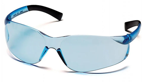 ZTEK® FRAMELESS SAFETY GLASSES - INFINITY BLUE H2X ANTI-FOG