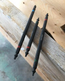 4" #2 BLUE PHILLIPS AND #2 RED ROBERTSON SQUARE DOUBLE ENDED IMPACT