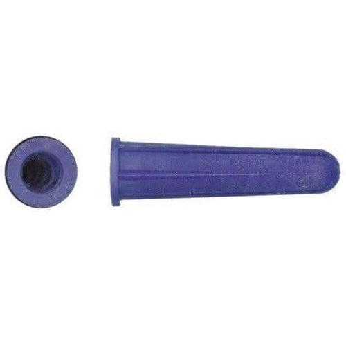  8 TO 10X7/8 BLUE PLASTIC WALL ANCHORS*-FASTENERS & FITTINGS INC.-FASTENERS & FITTINGS INC-Default-Covalin Electrical Supply 