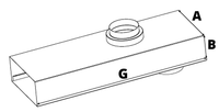 DUAL SIZE SLIM LINT TRAP SUITABLE FOR 4" AND 5" DIAMETER DUCT