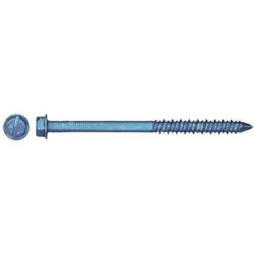  1/4X2 3/4'' SLOT HEX WASH HD CONCRETE SCRW W/ BIT-FASTENERS & FITTINGS INC.-FASTENERS & FITTINGS INC-Default-Covalin Electrical Supply 