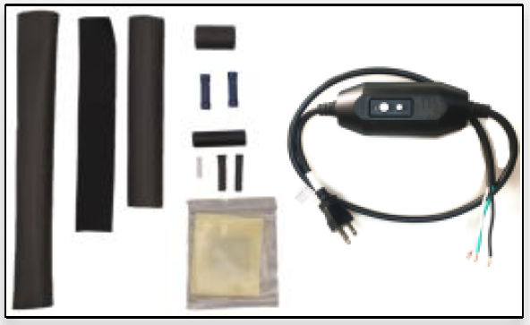 TRM IN PIPE HEAT TRACE GFCI PLUG TERMINTATION KIT 120V