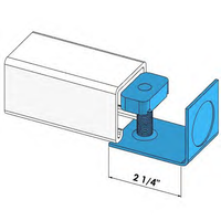 END CAP WITH KNOCKOUT ZINC 1/2"