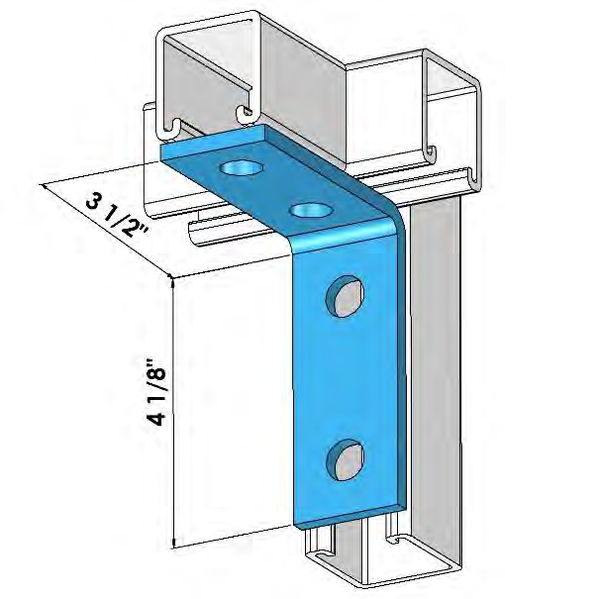 FOUR HOLE ANGLE ZINC