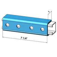 FOUR HOLE SPLICE ZINC 1 5/8"