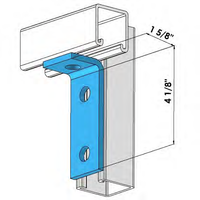 THREE HOLE ANGLE CONNECTOR ZINC