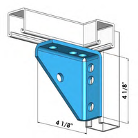 UNIVERSAL SHELF BRACKET ZINC