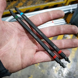 6" #1 GREEN AND #2 RED ROBERTSON SQUARE DOUBLE ENDED IMPACT BIT