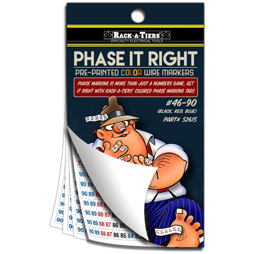 PHASE IT RIGHT-LOW VOLTAGE STICKER BOOKLETS #1-45 (RD, BK, BL)