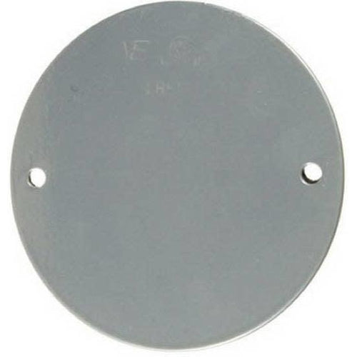 ROUND WEATHERPROOF COVER W/GASKET - GREY – Covalin Electrical Supply