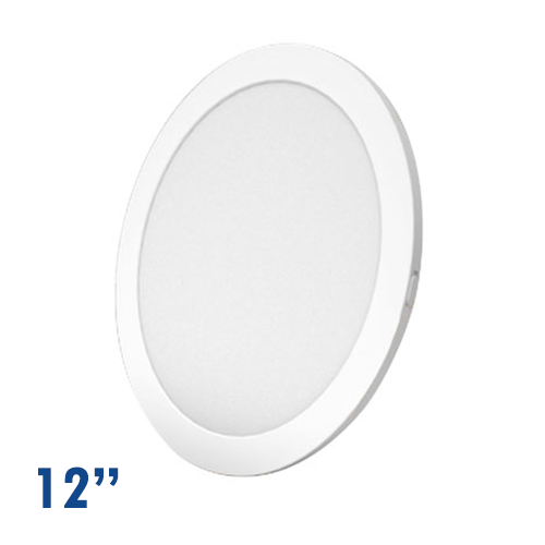 ORTECH 12" CCT LED FLUSH MOUNT,  24W 2160LMN, WHITE