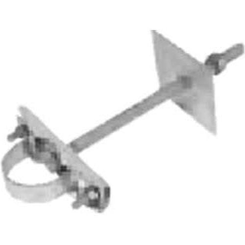 MAST CLAMP C/W 4 X 4 GALVANIZED-HYDEL-HYDEL-Default-Covalin Electrical Supply