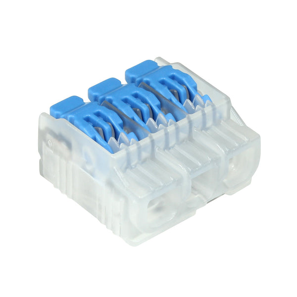 BOX OF 100 3 PORT IN-SURE® LEVER WIRE CONNECTOR