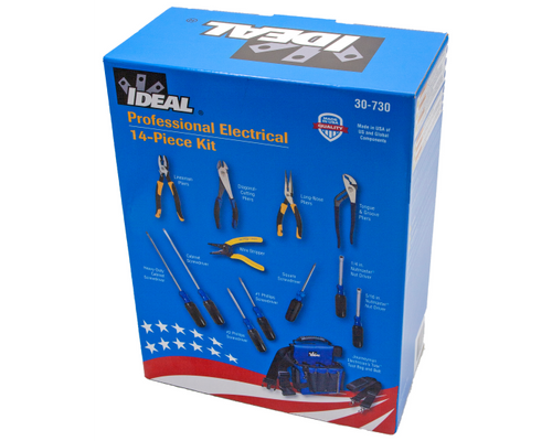 IDEAL 14-PIECE PROFESSIONAL ELECTRICAL TOOL KIT