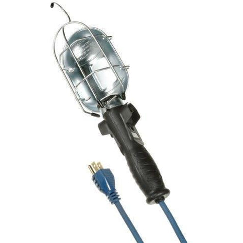 7.6M WORK LIGHT - 16/3 SJTOW W/OUTLET - OIL RESISTANT - BLACK-VISTA-VISTA-Default-Covalin Electrical Supply