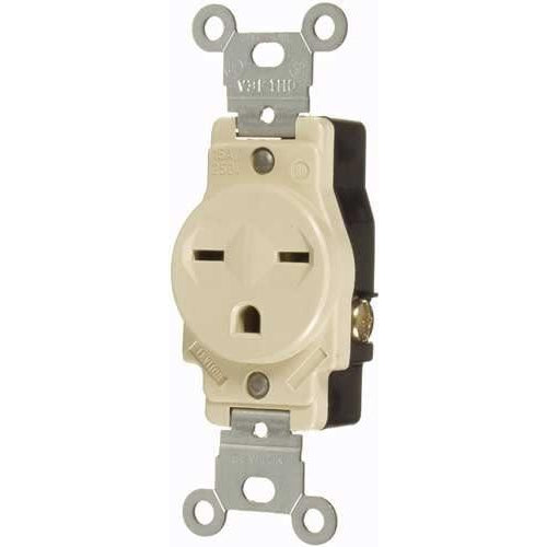15A/250V SINGLE STANDARD OUTLET - IVORY-VISTA-VISTA-Default-Covalin Electrical Supply