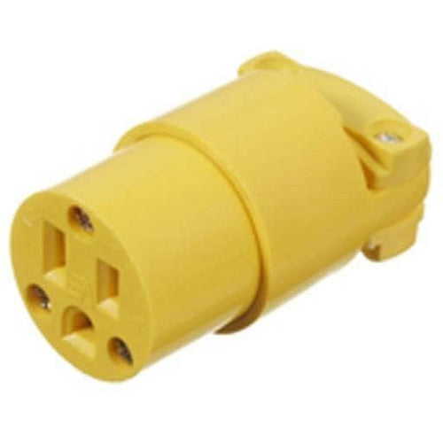 FEMALE CORD CONNECTOR WITH CLAMP 15, 125V-VISTA-VISTA-Default-Covalin Electrical Supply