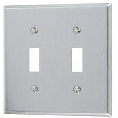 2-GANG TOGGLE PLATE #430 S.S GRADE-VISTA-VISTA-Default-Covalin Electrical Supply