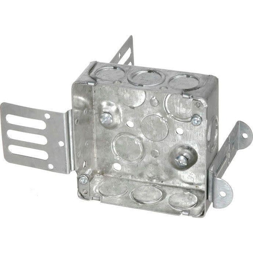 52151-KSSX - 1 1/2'' DEEP SHALLOW JUNCTION BOX - 4'' SQUARE-VISTA-VISTA-Default-Covalin Electrical Supply