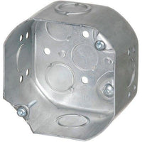 54171-K DEEP OCTAGON BOX WITH KNOCKOUTS AND CLAMPS-ORTECH-CROWN DISTRIBUTION-Default-Covalin Electrical Supply