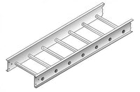 10' LONG 6" WIDE CABLE STEEL LADDER TRAY