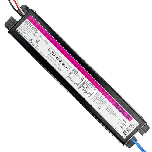 F32/25/17T8 4 FOOT T8 120V/277V 1 OR 2 LAMP INSTANT START ELECTRONIC FLUORESCENT BALLAST