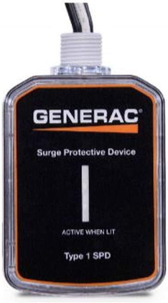 GENERAC SURGE PROTECTION DEVICE 120/240V 1Ø SPLIT PHASE NEMA 4, BLACK, 7300