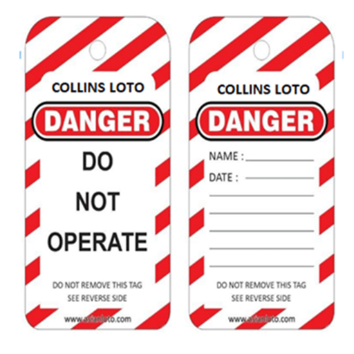 LOTO TAGS (SET OF 10)