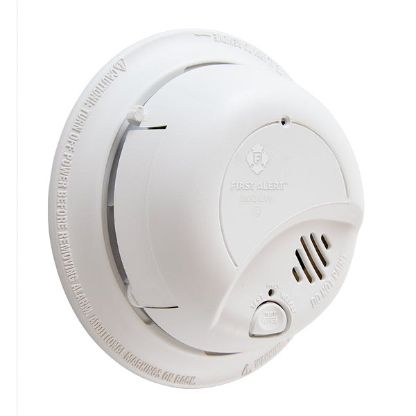 BRK FIRST ALERT 9120LBLA 120VAC 60HZ WIRE-IN SMOKE ALARM IONIZATION WITH 10 YEAR SEALED BATTERY BACKUP