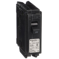 SCHNEIDER ELECTRIC HOMELINE 1 POLE 20A CIRCUIT BREAKER CHOM120