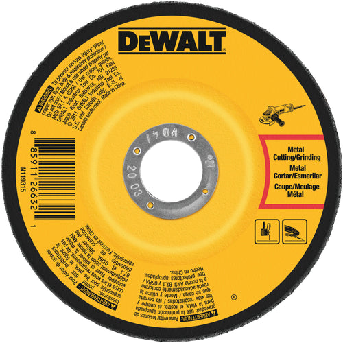 DEWALT 5" X 1/4" X 7/8" FAST CUTTING ABR GRINDER DISK