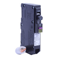 SQUARE D MINI CIRCUIT BREAKER 20A 1 POLE COMBINATION ARC FAULT  PLUG IN MOUNT QO120DF TYPE QO