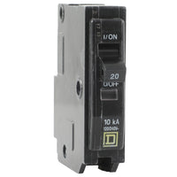 SQUARE D MINI CIRCUIT BREAKER 20A 1 POLE PLUG IN MOUNT QO120 TYPE QO