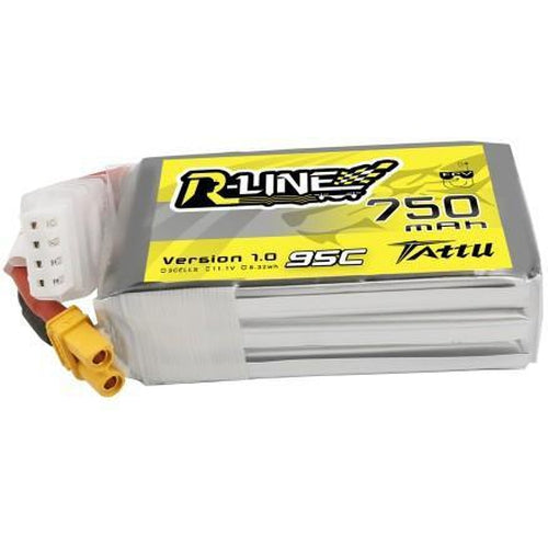 TATTU R-LINE 750MAH 11.1V 95C 3S1P LIPO BATTERY PACK WITH XT30 PLUG