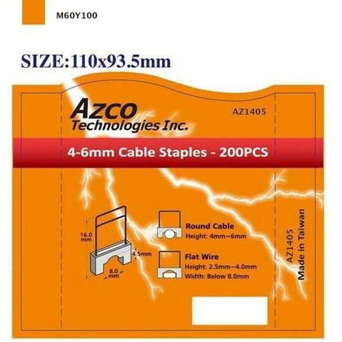 STAPLES FOR AZS667 - SMALL -AZCO-AZCO TECHNOLOGIES-Default-Covalin Electrical Supply