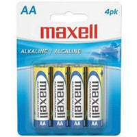 MAXELL AA BATTERY (BLISTER CARD) - 4 PACK-MAXELL-COMPUTER PLUG-Default-Covalin Electrical Supply