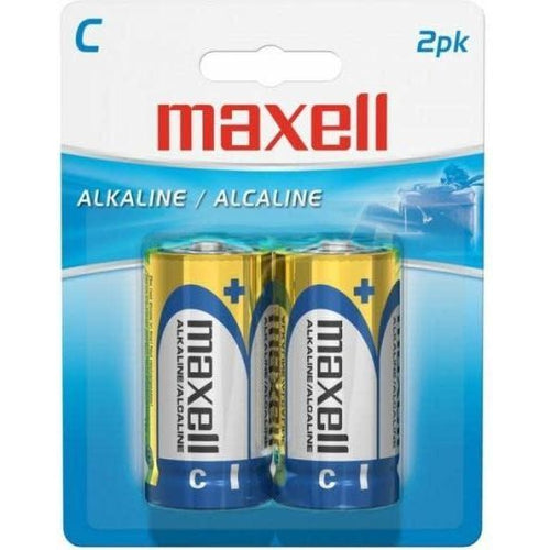 MAXELL C BATTERY (BLISTER CARD) - 2 PACK-MAXELL-COMPUTER PLUG-Default-Covalin Electrical Supply