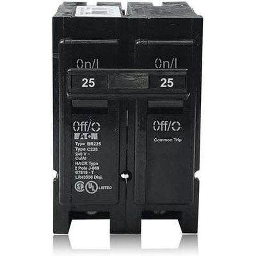 EATON CUTLER HAMMER 2 POLE 25A CIRCUIT BREAKER BR225-EATON-DEALER SOURCE-Default-Covalin Electrical Supply