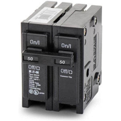   EATON CUTLER HAMMER 2 POLE 50A CIRCUIT BREAKER BR250-EATON-DEALER SOURCE-Default-Covalin Electrical Supply  