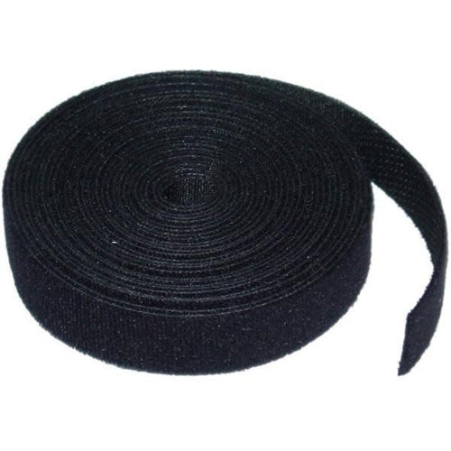 5 YARD (4.5M) VELCRO CABLE TIE - 8MM WIDE - BLACK-TECHCRAFT-COMPUTER PLUG-Default-Covalin Electrical Supply