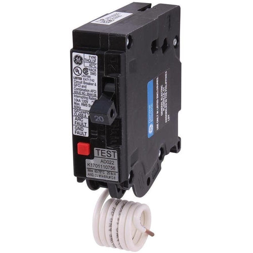 GENERAL ELECTRIC 1 POLE 20A PUSH IN ARC-FAULT BREAKER THQL1120DF-GENERAL ELECTRIC-DEALER SOURCE-Default-Covalin Electrical Supply