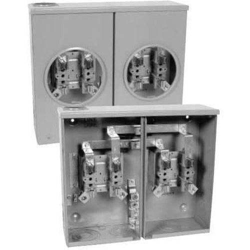 RIGHT HAND METER SOCKET 2G 200A 600V MAIN 200A PER POSITION-HYDEL-HYDEL-Default-Covalin Electrical Supply